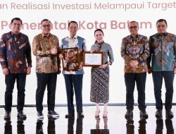 Pemko Batam Raih Dua Penghargaan Nasional, Realisasi Investasi 2025 Tembus Rp69,3 Triliun