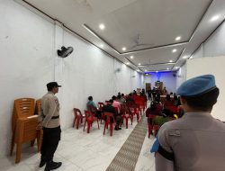 Dialog Humanis di Rumah Ibadah, Polsek Kateman Serap Aspirasi Jemaat HKBP Sungai Guntung