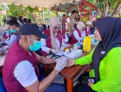 Kolaborasi Pers dan Puskesmas Letung, 80 Warga Anambas Ikuti Pemeriksaan Kesehatan Gratis