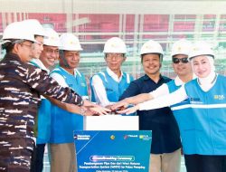 Pipa Gas WNTS ke Pulau Pemping Belakangpadang Resmi Dibangun