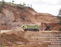 Aktivitas Pematangan Lahan di Perumahan Pesona Bukit Laguna Residen,Tanjung Piayu, Digaungkan Ilegal