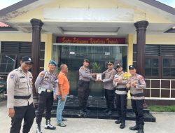 Polsek Kateman Pilih Bibit Pohon sebagai Kado Ulang Tahun Personel