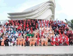 TP PKK Tanjungpinang Selenggarakan Senam Sehat, Jalin Silaturahmi Sambut Ramadhan