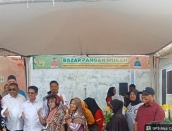 Bulog Batam Salurkan 1 Ton Beras di Bazar Pangan Murah Karimun