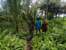 Patroli Tapal Batas Kateman, TNI dan Warga Pastikan Wilayah Aman dari Karhutla