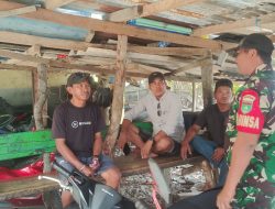 Lewat Silaturahmi, Babinsa Koramil 06/Kateman Jaga Harmoni Sosial Desa