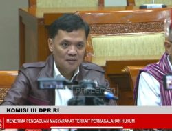 Komisi III DPR Ingatkan Pidana Mati Hukuman Alternatif Kasus Sabu 2 Ton Seret ABK