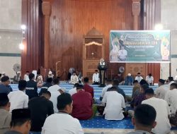 Peringatan Nuzulul Qur’an Pemkab Natuna Berlangsung Khidmat, Bupati Cen Ajak Jamaah Saling Membantu.