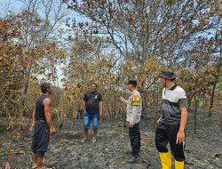 Polsek Belakang Padang Pastikan Api Di Pulau Manis Padam Total Setelah Monitoring Lanjutan