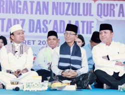 Amsakar dan Li Claudia Hadiri Peringatan Nuzululqur’an di Mapolresta Barelang, Tekankan Harmoni di Batam