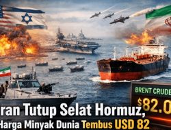 Iran Tutup Selat Hormuz, Harga Minyak Dunia Tembus USD 8