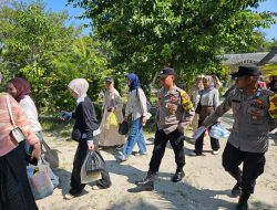 Libur Nasional, Polsek Belakang Padang Laksanakan Pengamanan Objek Wisata Pantai Pasir Putih