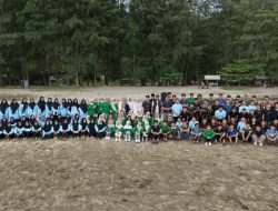 IKOeD Gelar Peusijuek Alumni Dayah Oemar Diyan Indrapuri di Pantai Penyu Leupueng