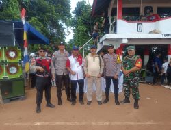 Kawal Final Champions Cup Pulau Terong, Polsek Belakang Padang Pastikan Pertandingan Aman Kondusif