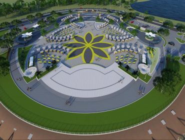 Visual Taman Tunjuk Langit. (Sumber: Dinas PUPP Kepri)
