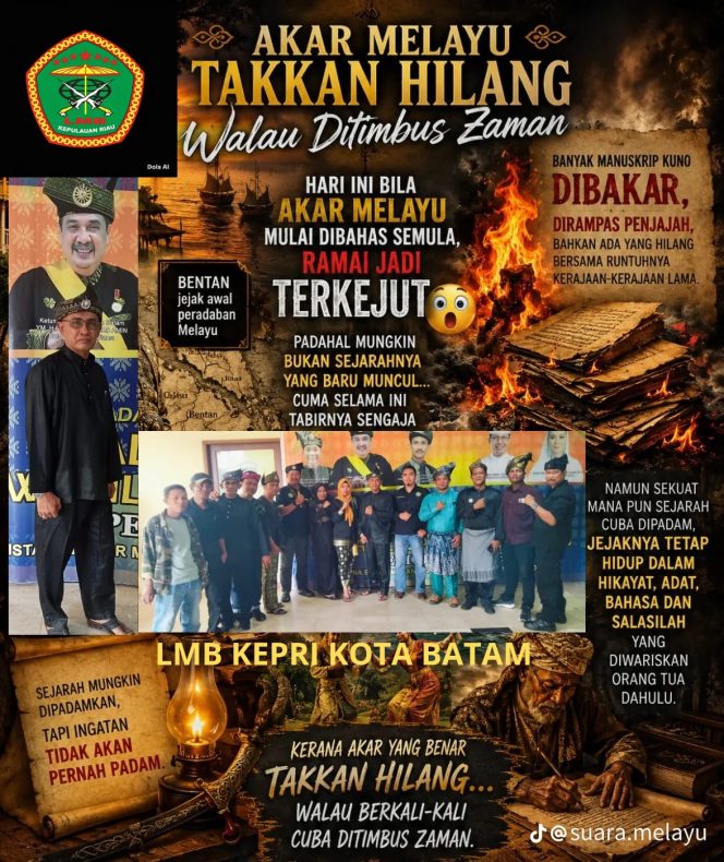 
					Laskar Melayu Bersatu KEPRI KOTA BATAM Kawal Ketat Sidang Adat di Gedung LAM, Dukung Penuh Penertiban Daging B2 dan Tuak serta Serukan Stop Hina Suku di Medsos