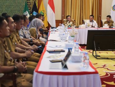 Rapat persiapan Tour de Bintan 2026 dipimpin Gubernur Kepri, Ansar Ahmad di Gedung Daerah, Tanjungpinang, Selasa (9/6/2026).