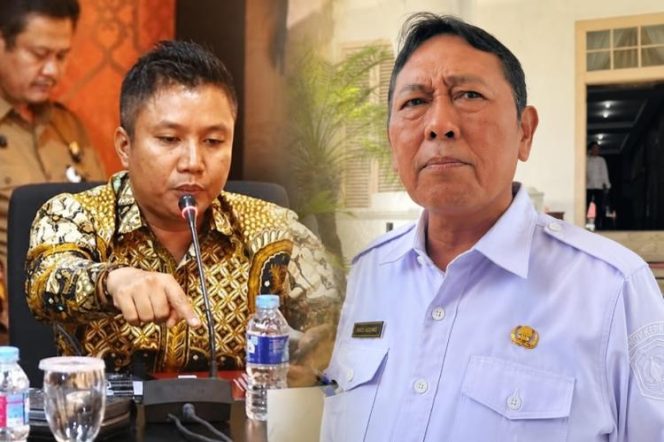 
					Anggota DPRD Kepri, Teddy Jun Askara (kiri) dan Kepala Dinas Pendidikan Kepri, Andi Agung (kanan). (Foto: istimewa)