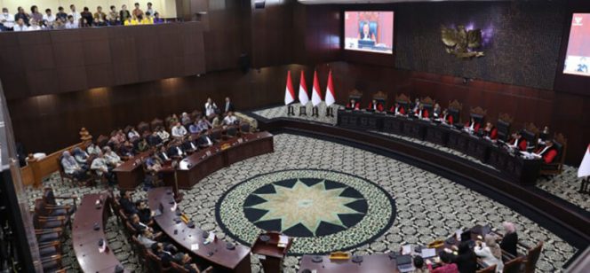 
					Mahkamah Konstitusi (MK) memutuskan anggaran Program Makan Bergizi Gratis (MBG) harus dipisahkan dari anggaran pendidikan paling lambat pada Anggaran Pendapatan dan Belanja Negara (APBN) Tahun Anggaran 2028. Foto: Dok MK