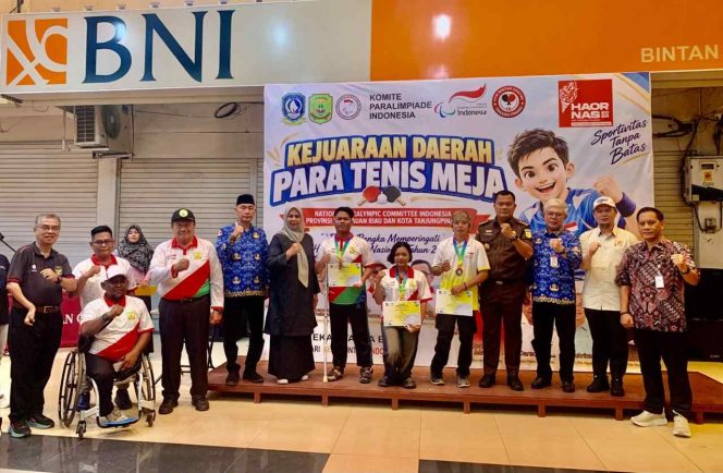 
					Kejurda Para Tenis Meja Kepri Dibuka, Pemprov dan Pemko Dukung Pembinaan Atlet Difabel