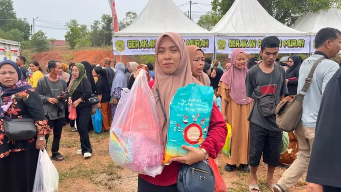 
					Warga Rasakan Manfaat Gerakan Pangan Murah, Belanja Rp200 Ribu Dapat Banyak Kebutuhan